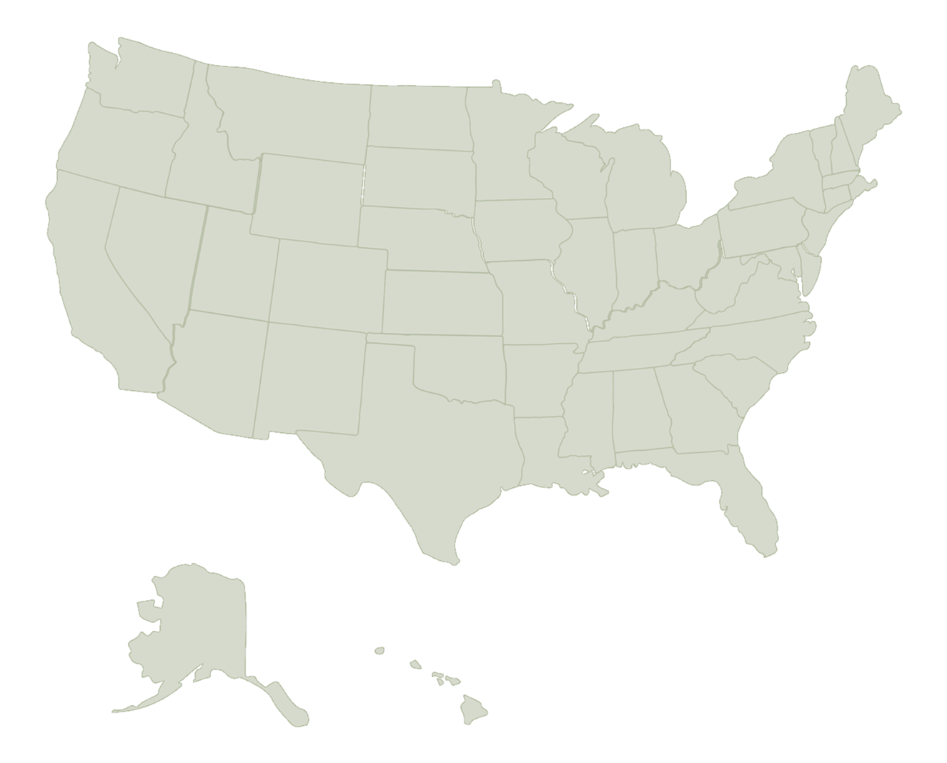 Map of the United States